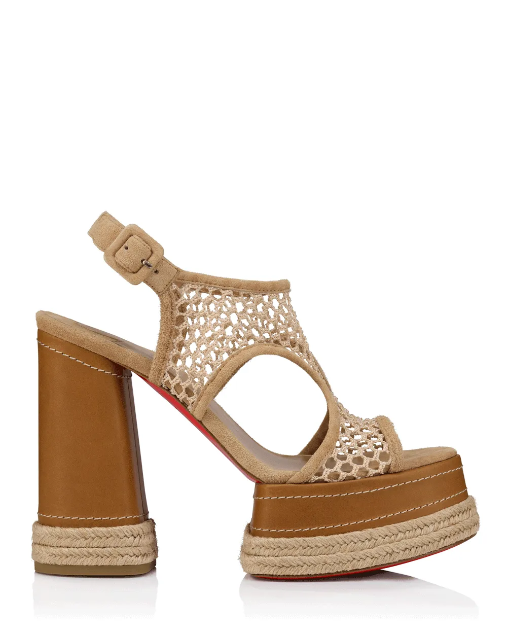 Almeja Platform Espadrille Sandal in Terra