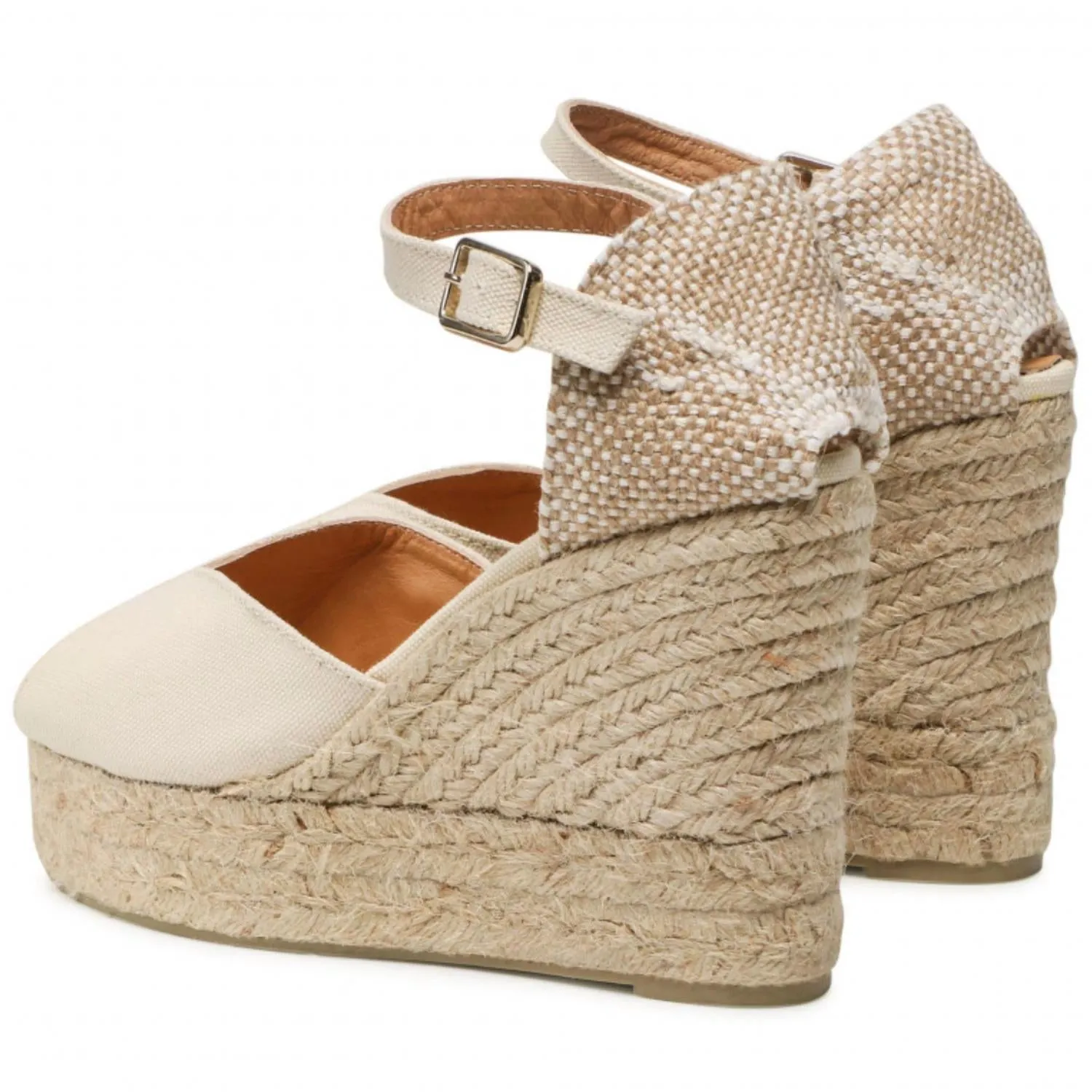 Bianca Wedge Espadrille Sandal In Ivory