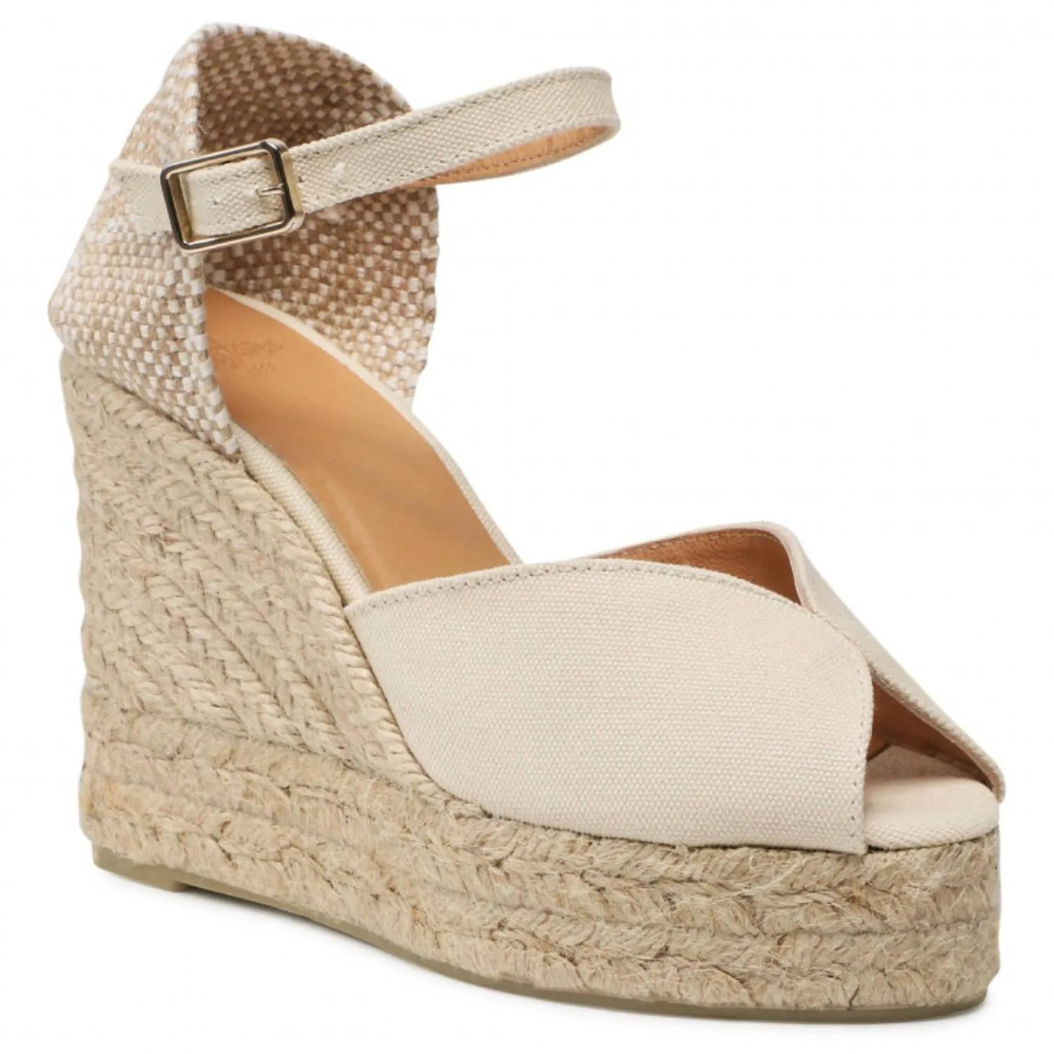 Bianca Wedge Espadrille Sandal In Ivory