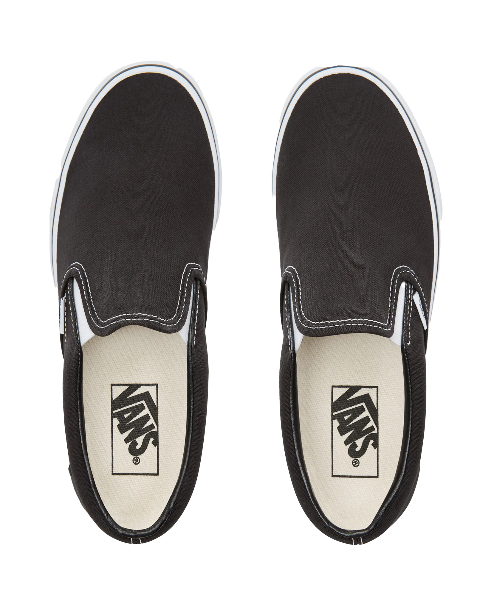 Classic Slip On Shoes in Black