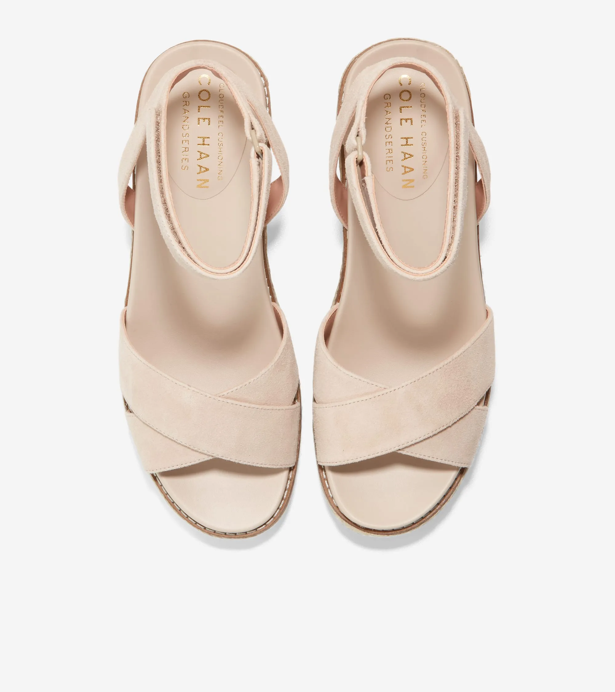 Cole Haan Cloudfeel Espadrille Wedge Sandal 75Mm