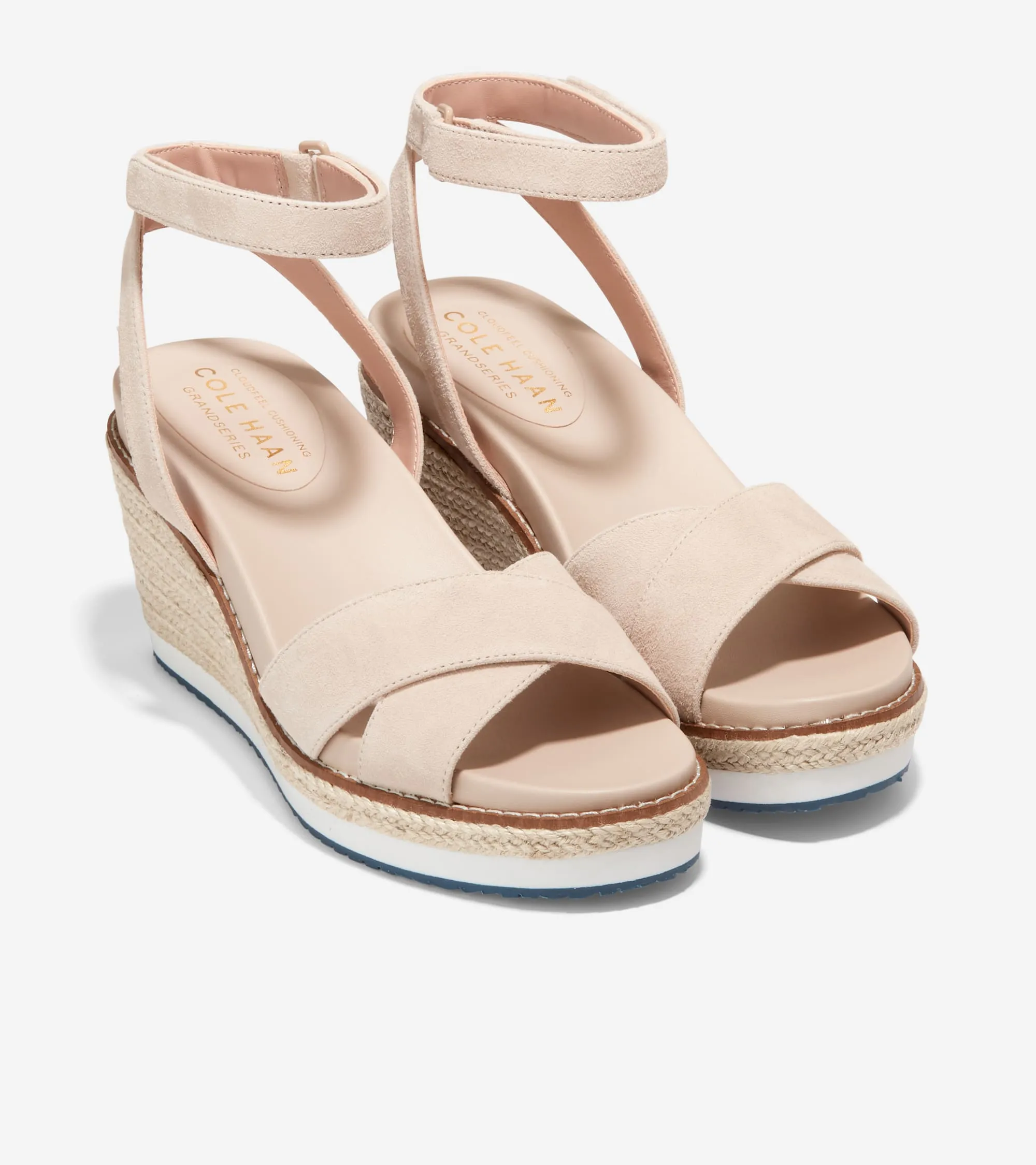Cole Haan Cloudfeel Espadrille Wedge Sandal 75Mm