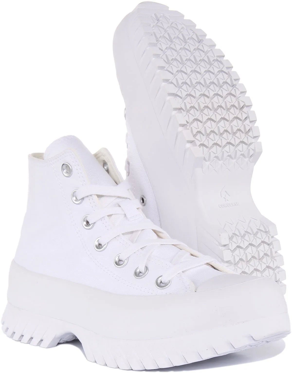 Converse All Star Lugged 2.0 A00871C In White For Women Shoes Converse