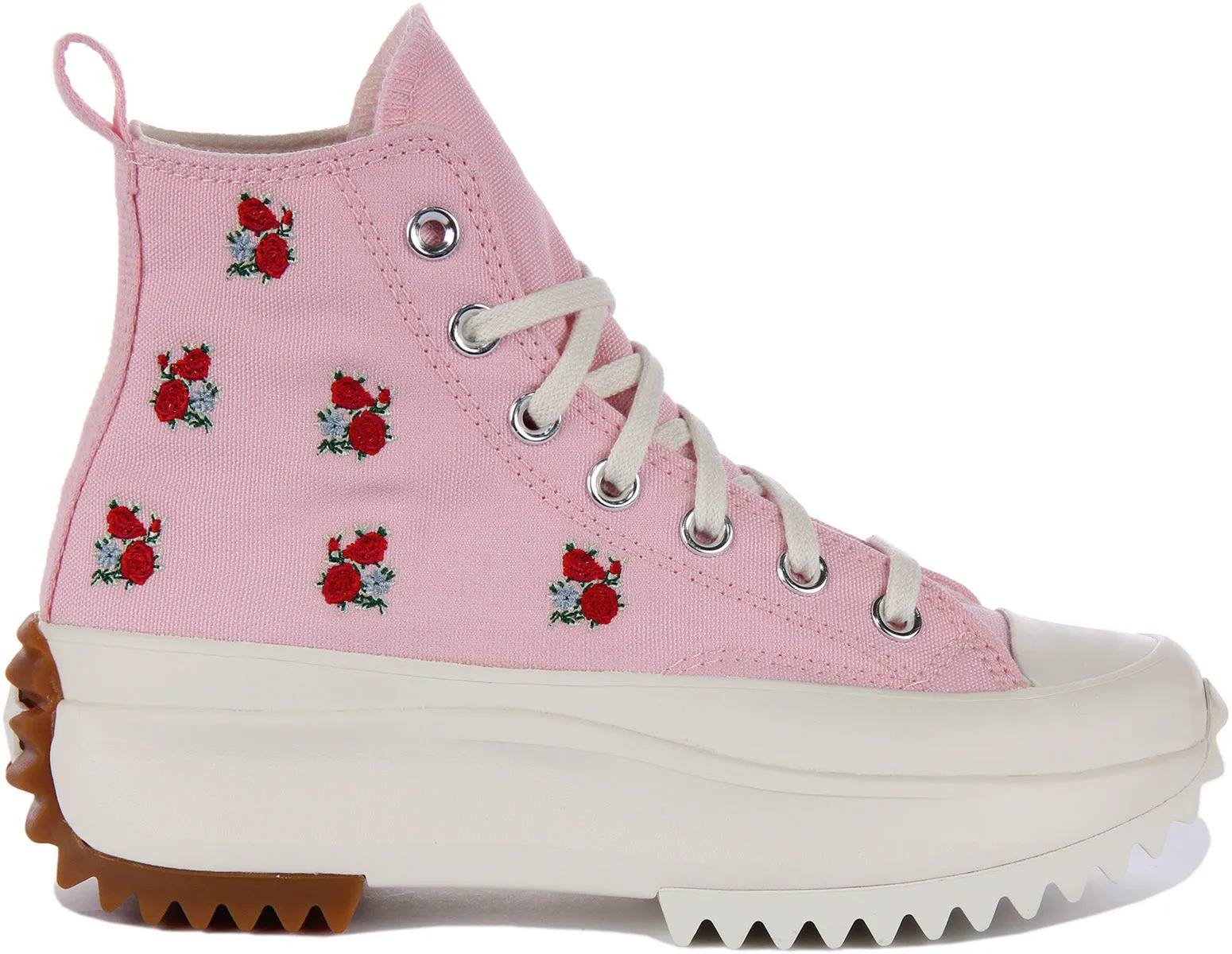 Converse Run Star Hike A05192C In Rose Hearts in Pink Shoes Converse