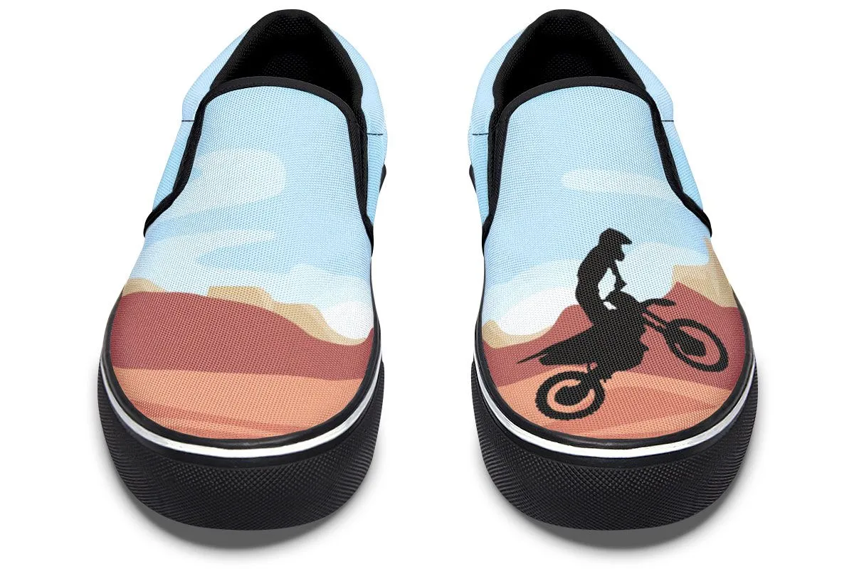 Desert Motocross Slip-On Shoes