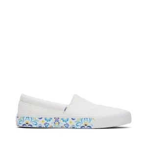Fenix White Washed Canvas Sneaker