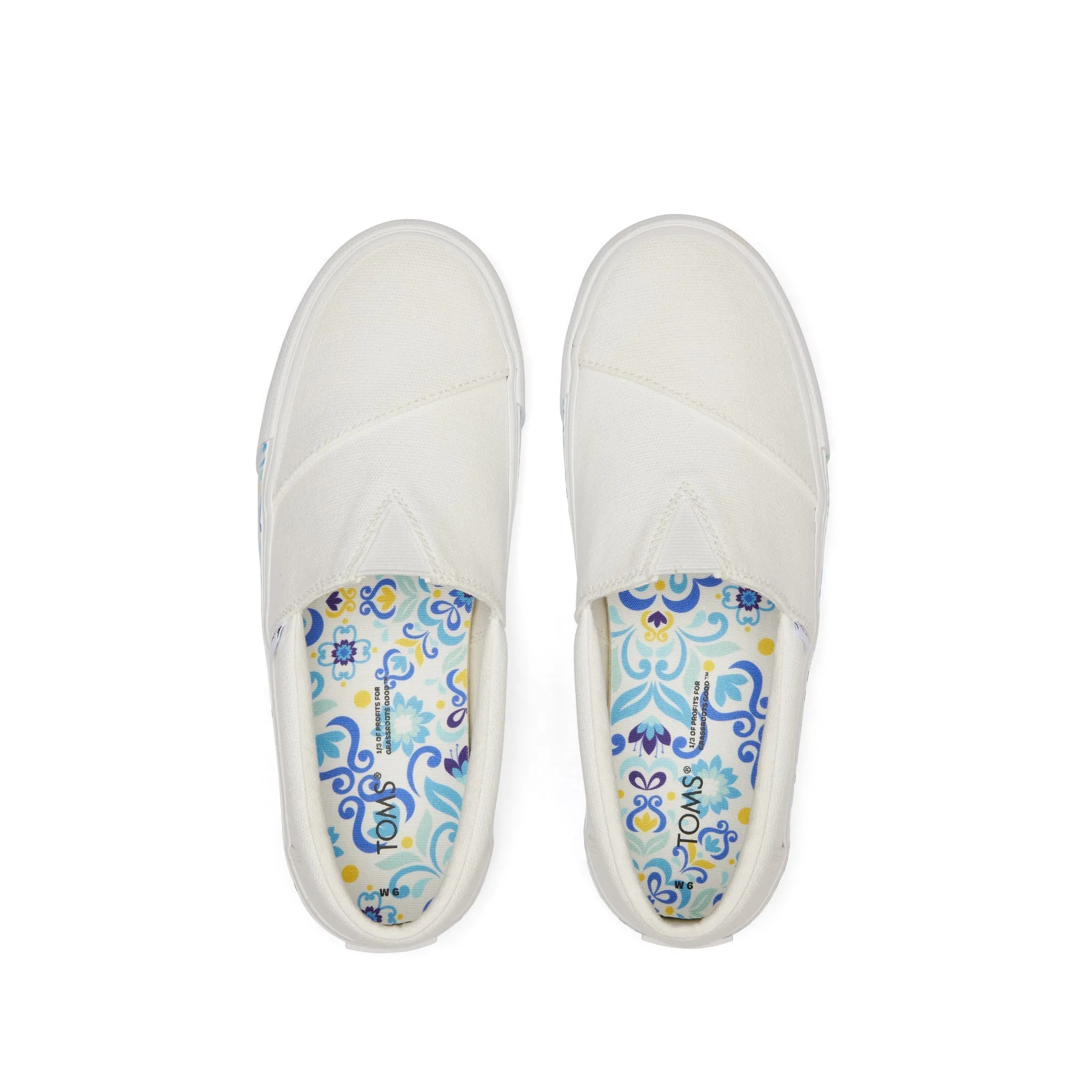 Fenix White Washed Canvas Sneaker
