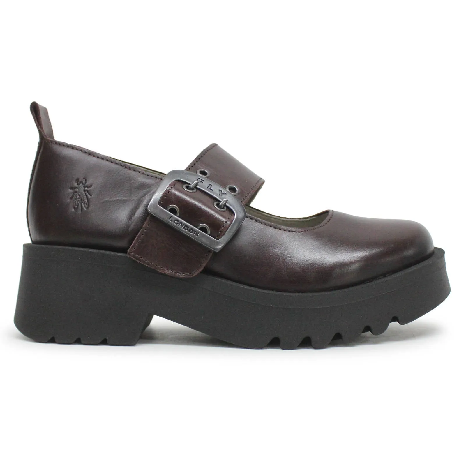 Fly London MOCH126FLY Rug Leather Women's Wedge Sole Shoes
