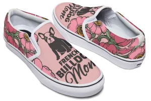 French Bulldog Mom Slip-On Shoes