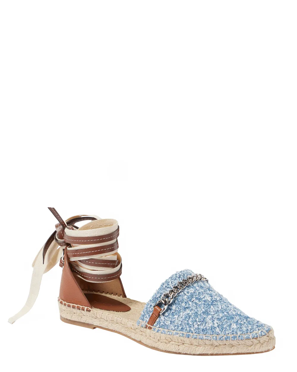 Gaia Bouclé Espadrille in Denim