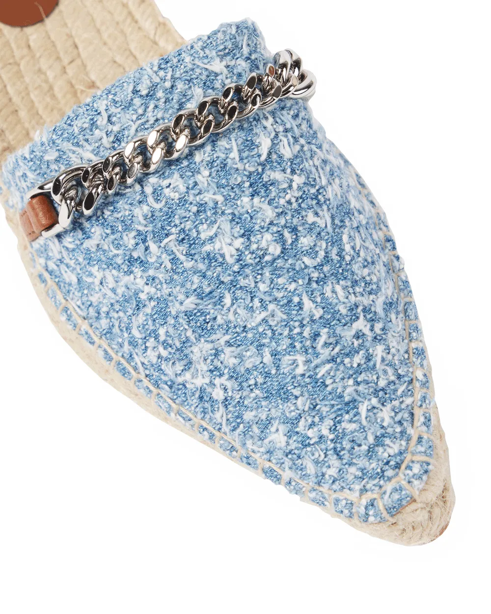 Gaia Bouclé Espadrille in Denim