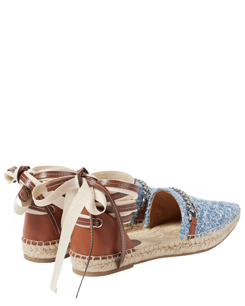 Gaia Bouclé Espadrille in Denim