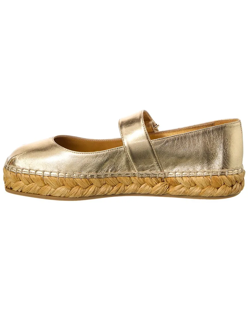 Jimmy Choo Fayence Leather Espadrille