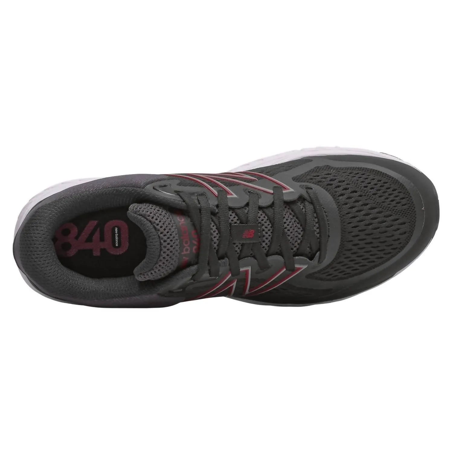 Men's 840 V5 Running Shoes In Black/red