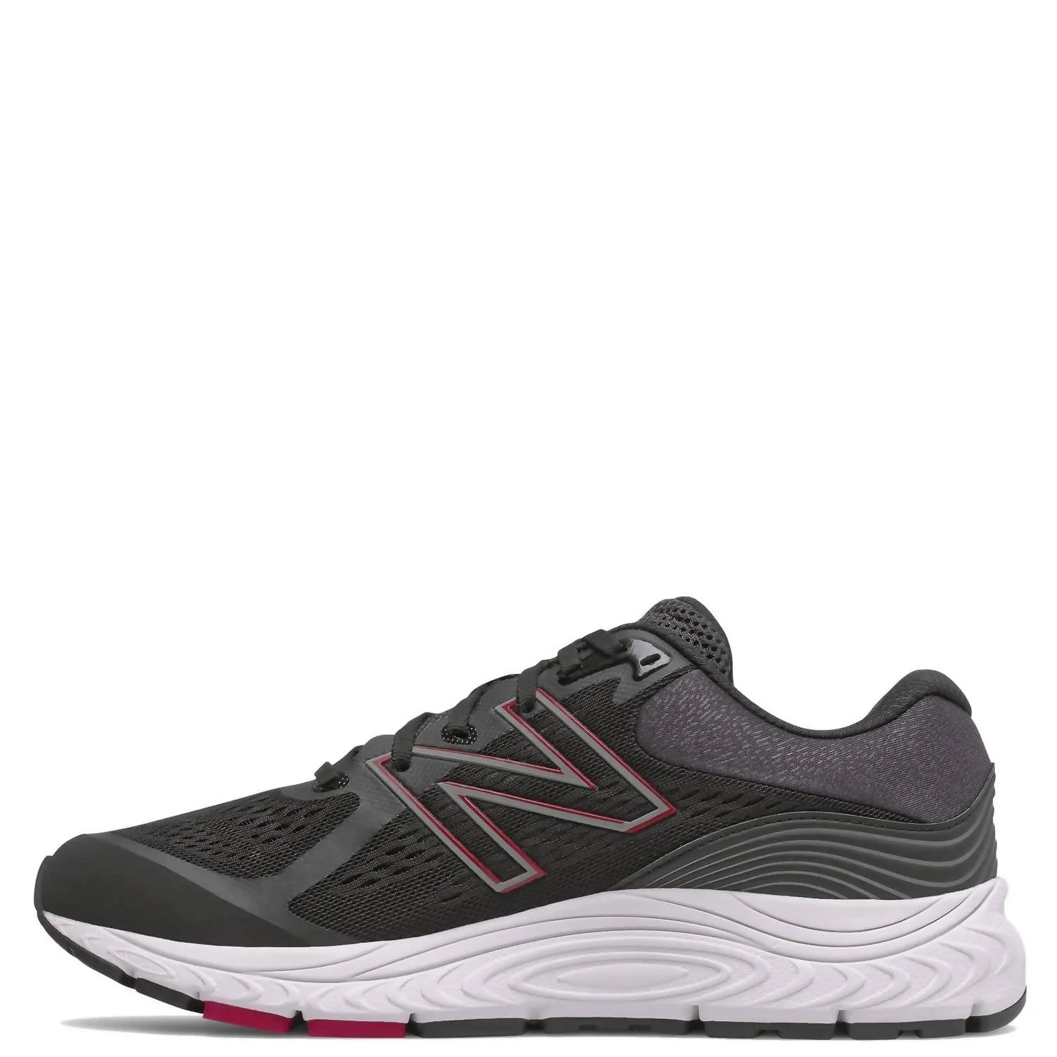 Men's 840 V5 Running Shoes In Black/red