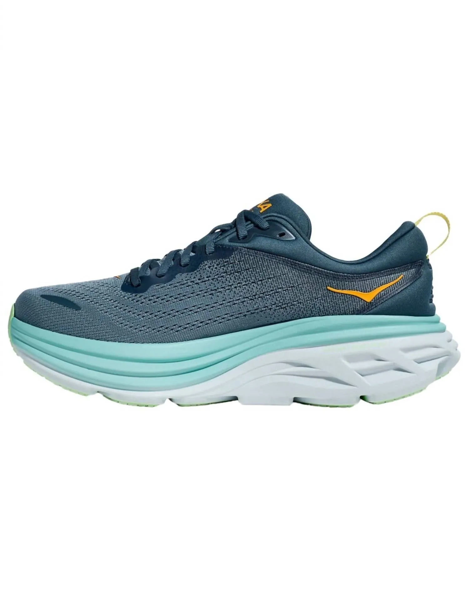 Men's Bondi 8 Running Shoes In Teal/shadow