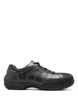 Men's Lexington Steel Toe Work Shoes In Black
