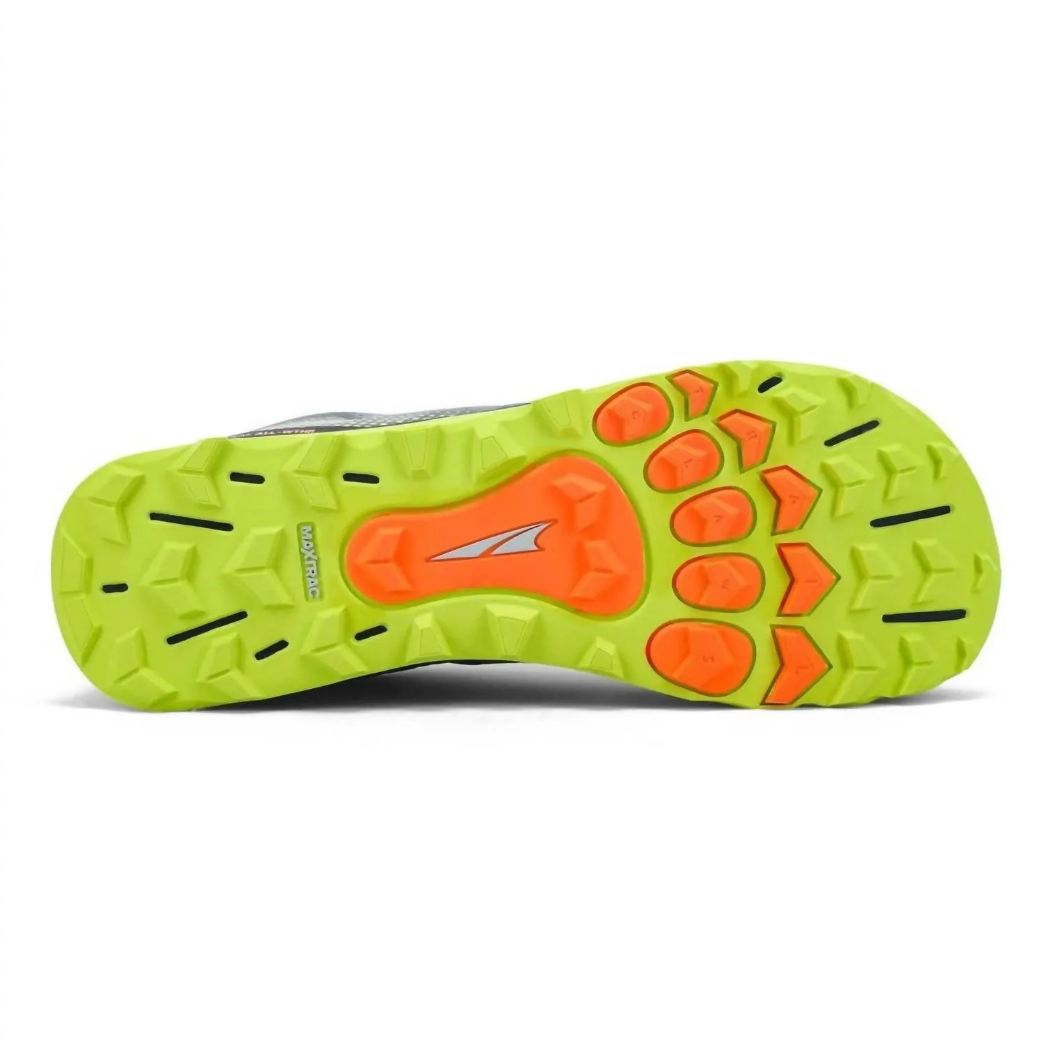 Men's Lone Peak All Weather Trail Running Shoes In Grey/lime