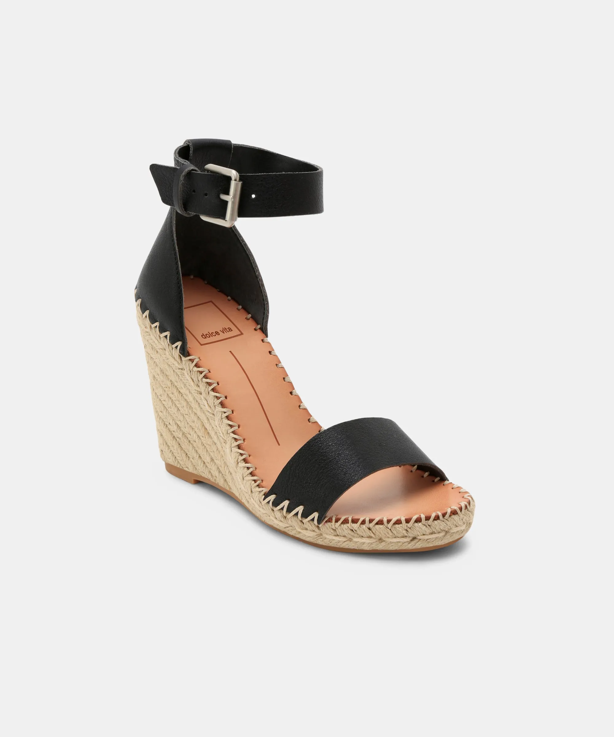 NOOR WIDE WEDGES BLACK