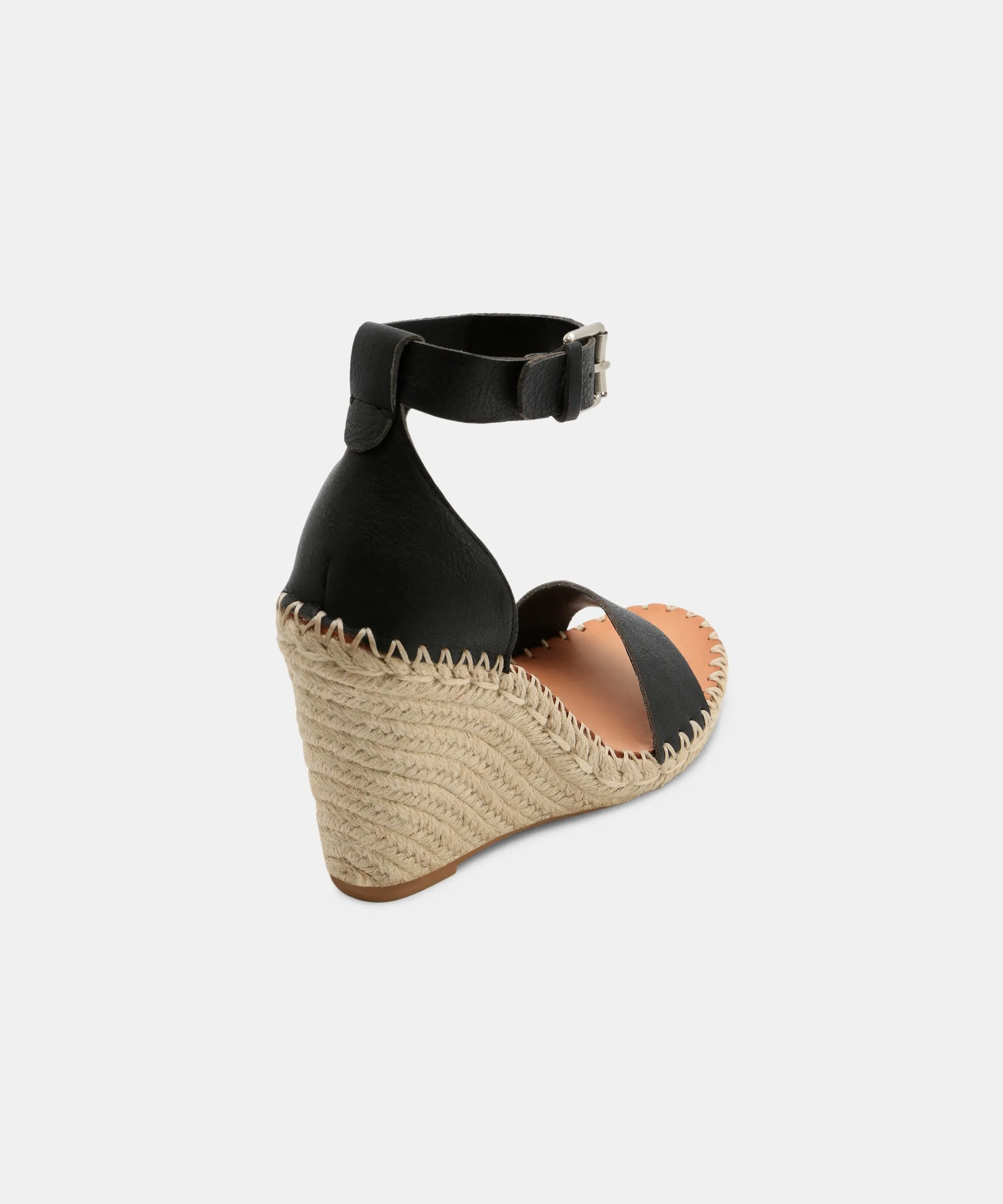 NOOR WIDE WEDGES BLACK