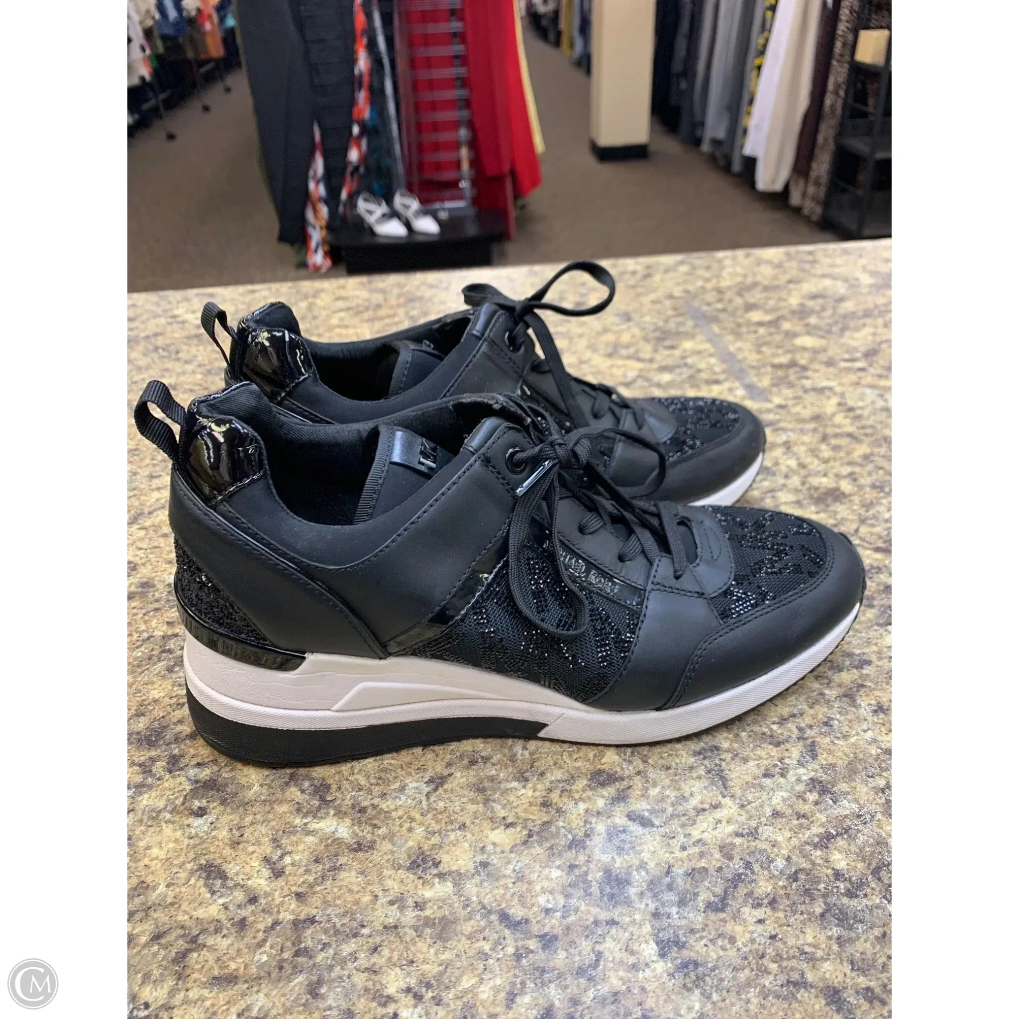 Shoes Athletic By Michael By Michael Kors In Black, Size: 11