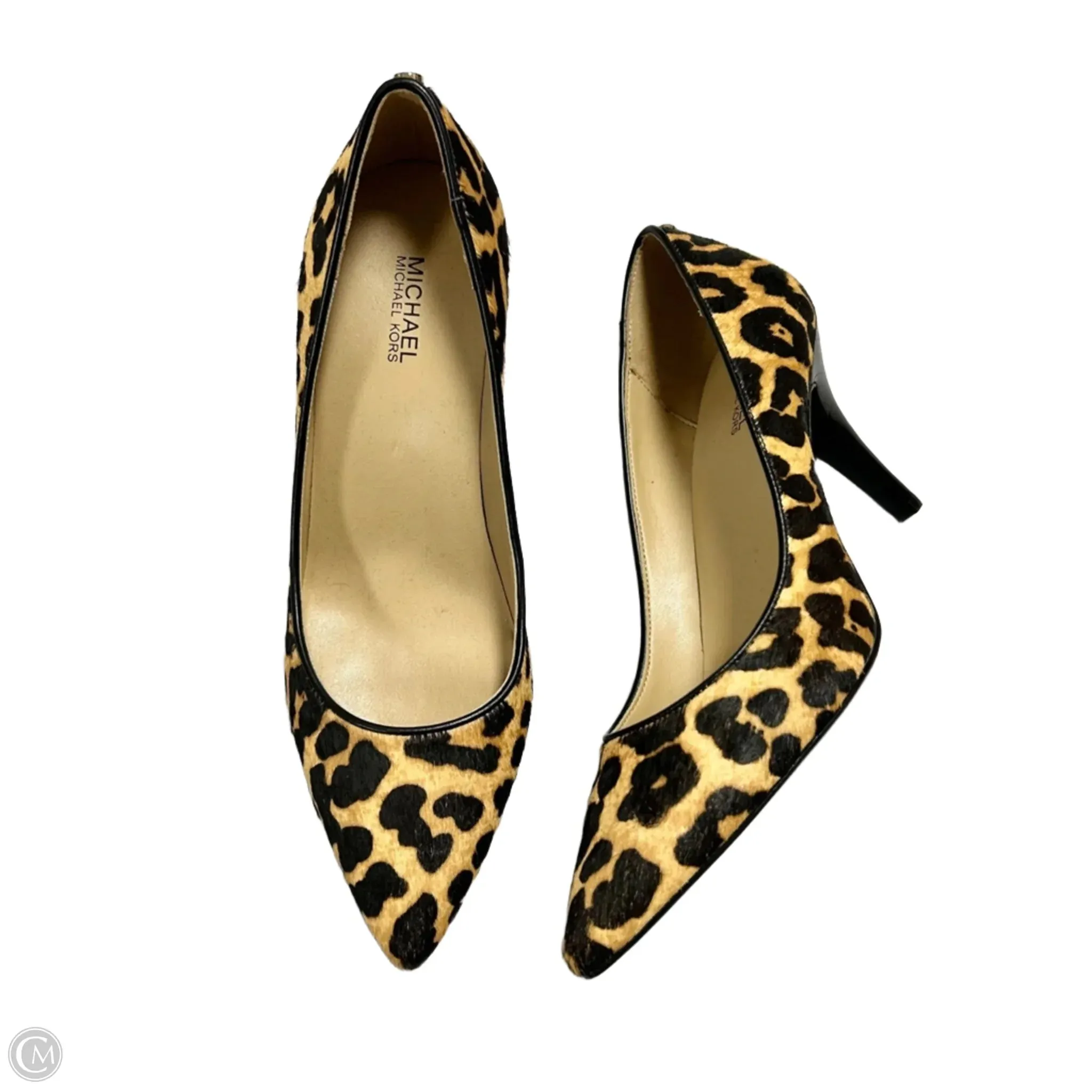 Shoes Designer By Michael Kors In Animal Print, Size: 6.5