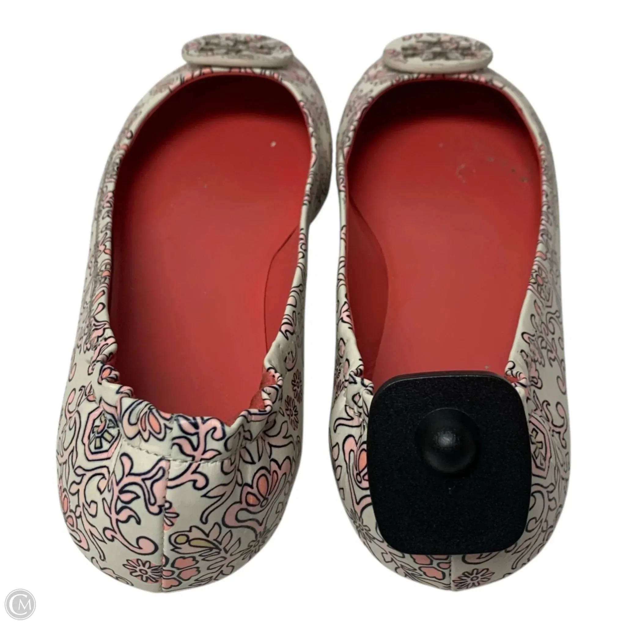 Shoes Designer By Tory Burch In Pink & White, Size: 10.5