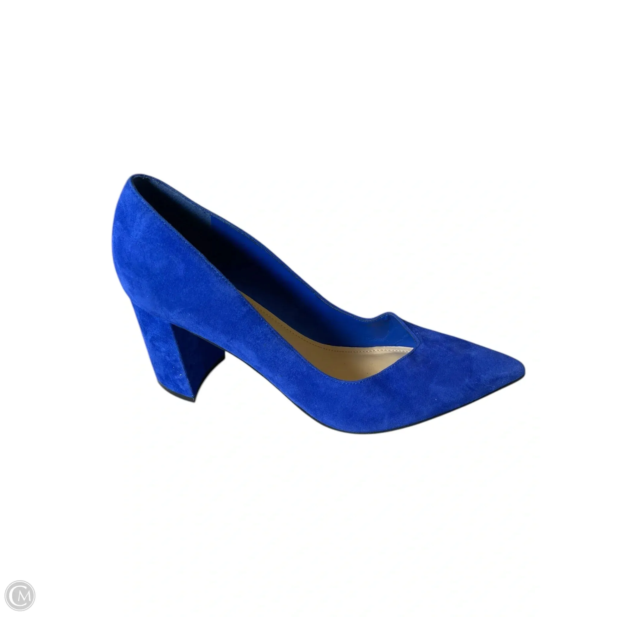Shoes Heels Block By Marc Fisher In Blue, Size: 7