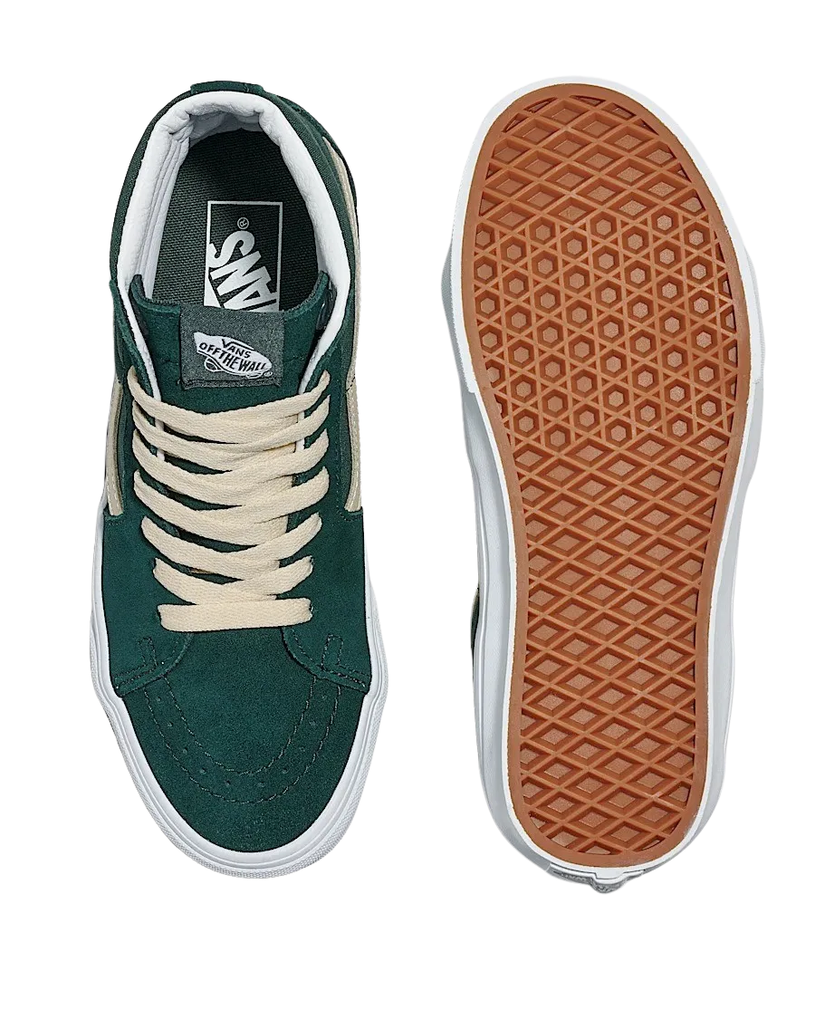 SK8-HI Shoes in Suede Scarab