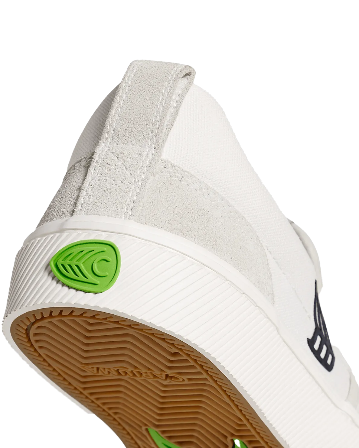 Slip On Skate Pro Shoes in Off White & Black Logo