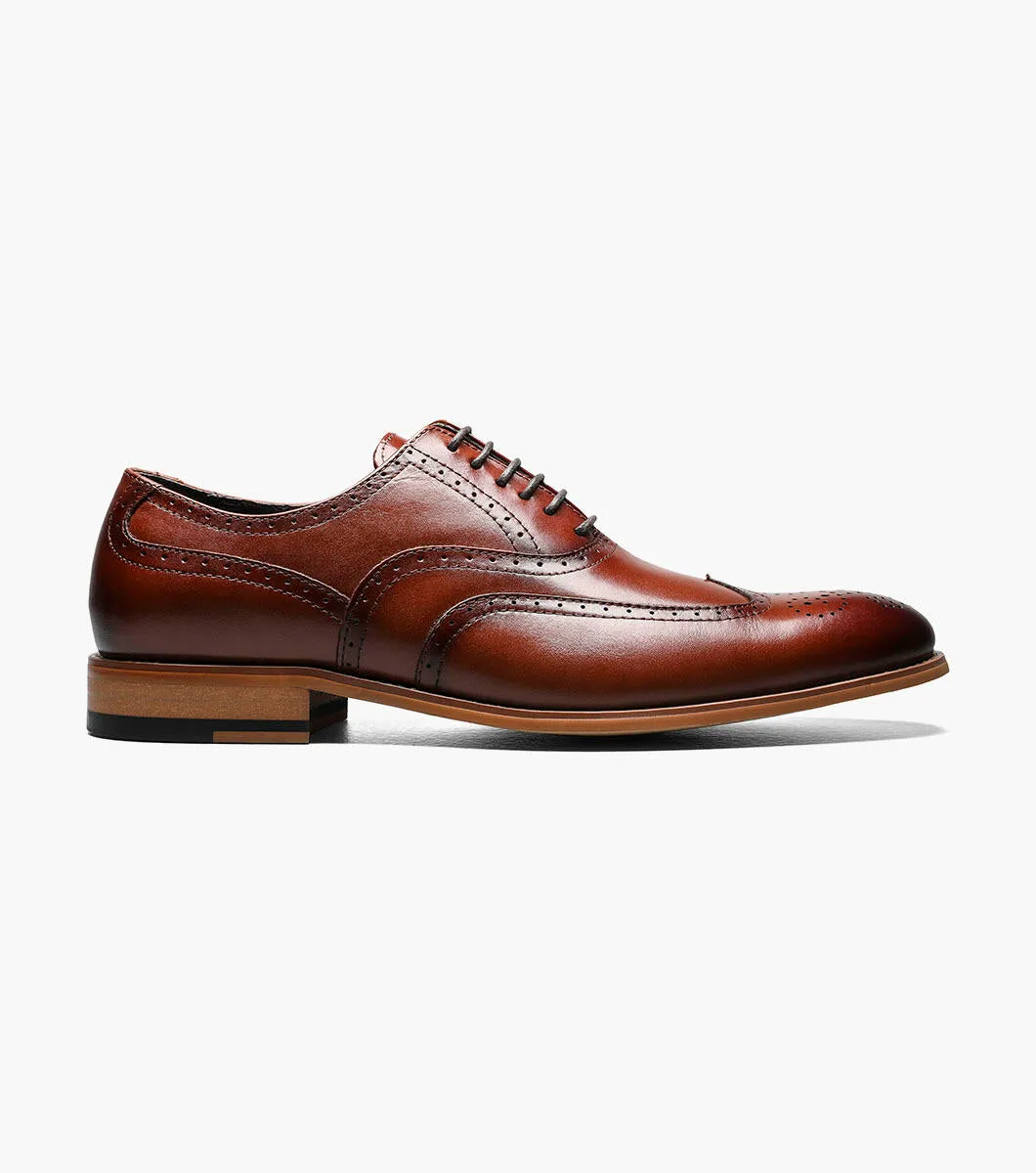 Stacy Adams DUNBAR  Wingtip Oxford Shoes - Cognac