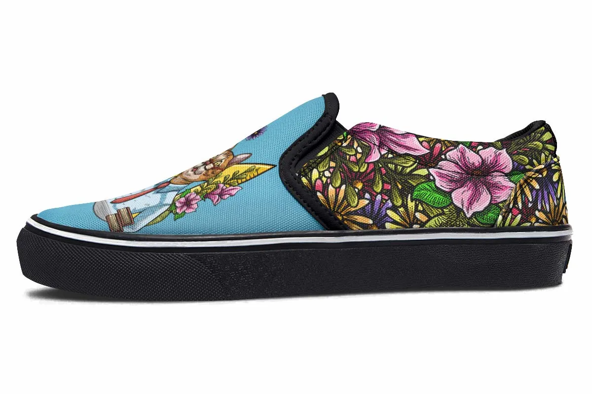 Teaching Math Feline Slip-On Shoes