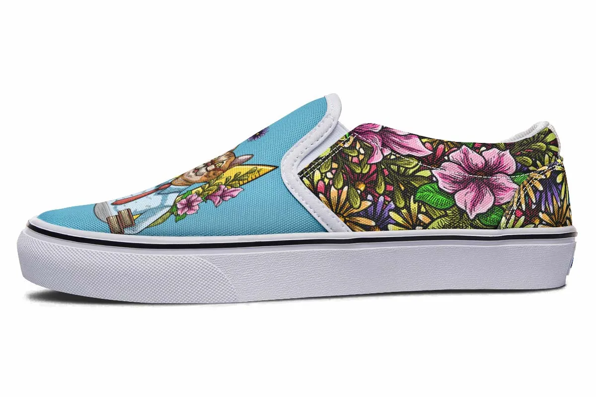Teaching Math Feline Slip-On Shoes
