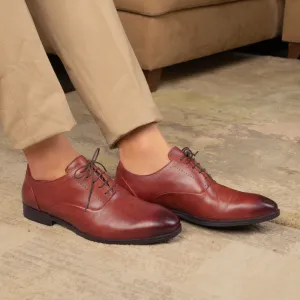 The Aford Brown Men's Leather Lace Ups Tresmode