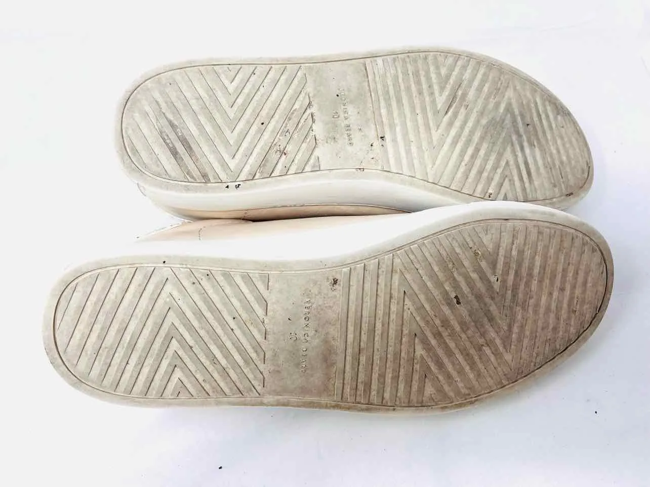 Veronica Beard Size 10 Beige/Black Blocked Reptile AS IS Shoes Sneakers