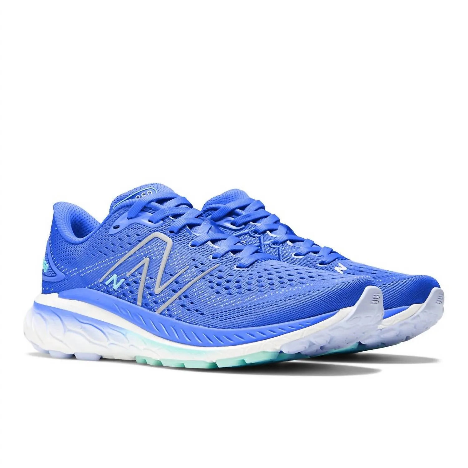 Women's Fresh Foam 860V13 Running Shoes In Lapis With Mint