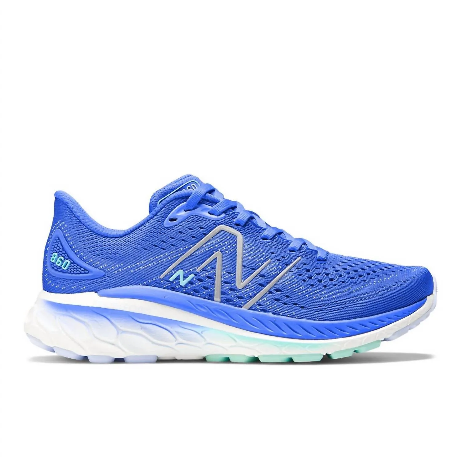 Women's Fresh Foam 860V13 Running Shoes In Lapis With Mint