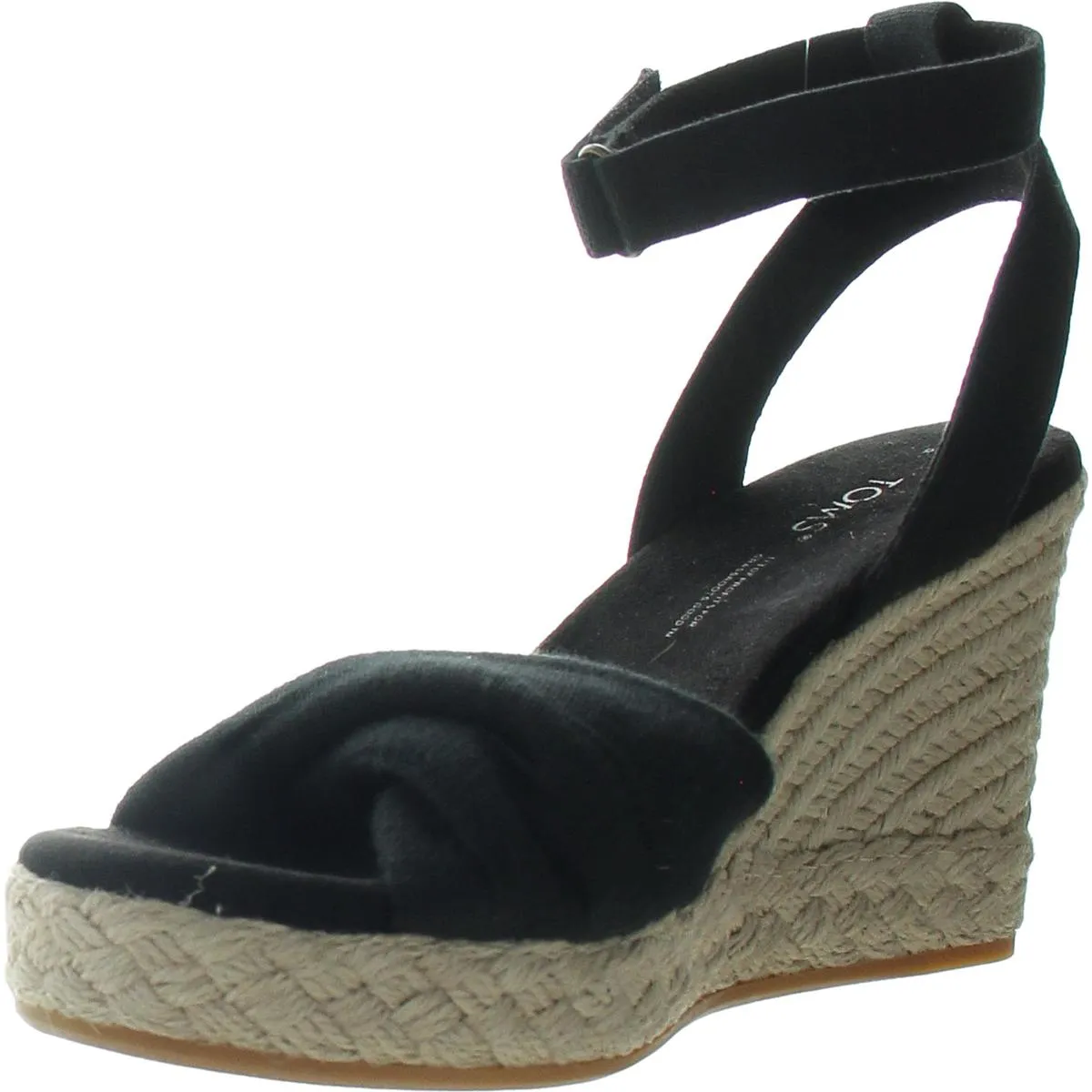 Womens Mixed Media Espadrille Heels
