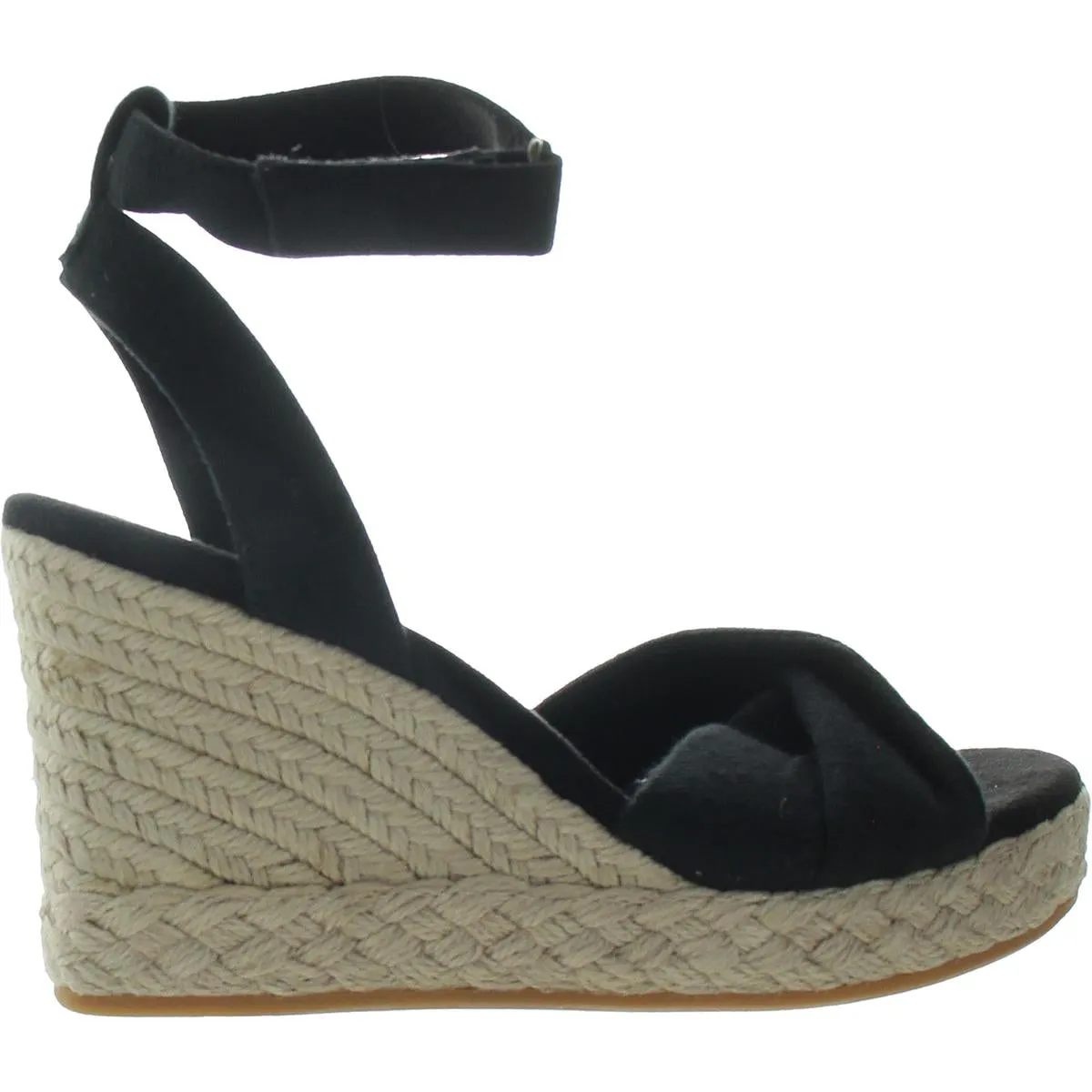 Womens Mixed Media Espadrille Heels