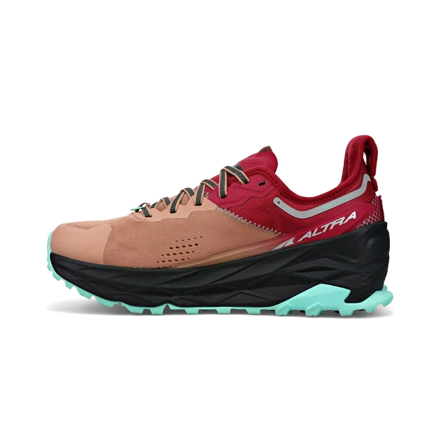 Women's Olympus 5 Trail Running Shoes In Brown/red