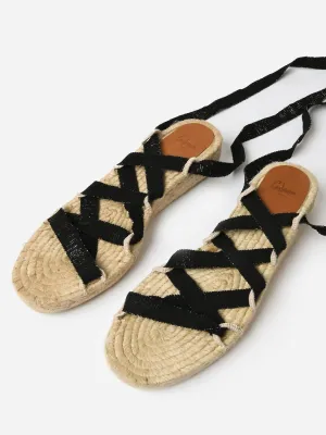 Women's Paloma Espadrille Sandal In Negro