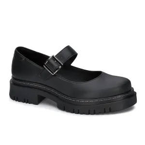Women's Platform Mary Janes Shoes In Black